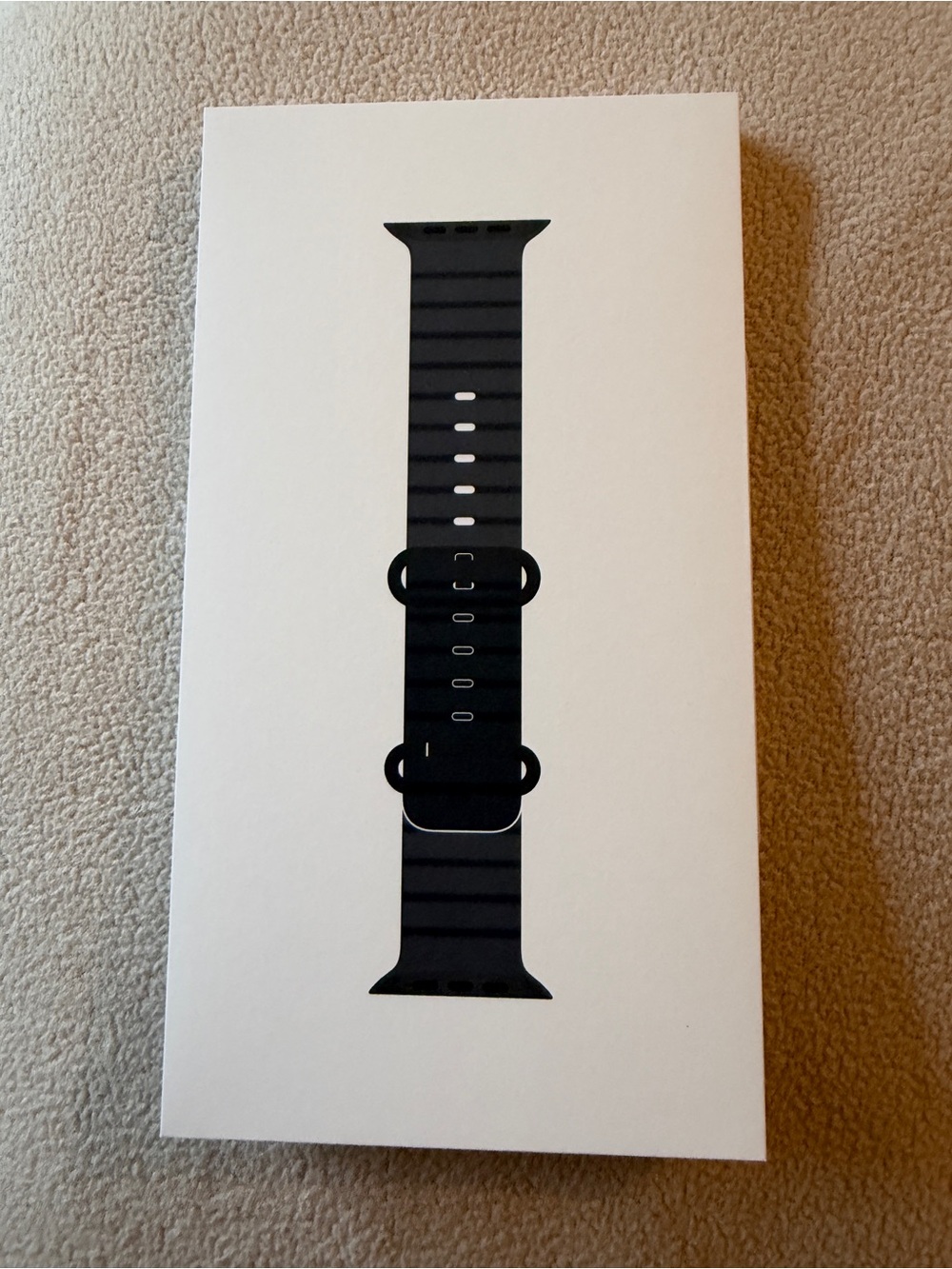 Apple Ultra Ocean Bank Black Titanium Buckle